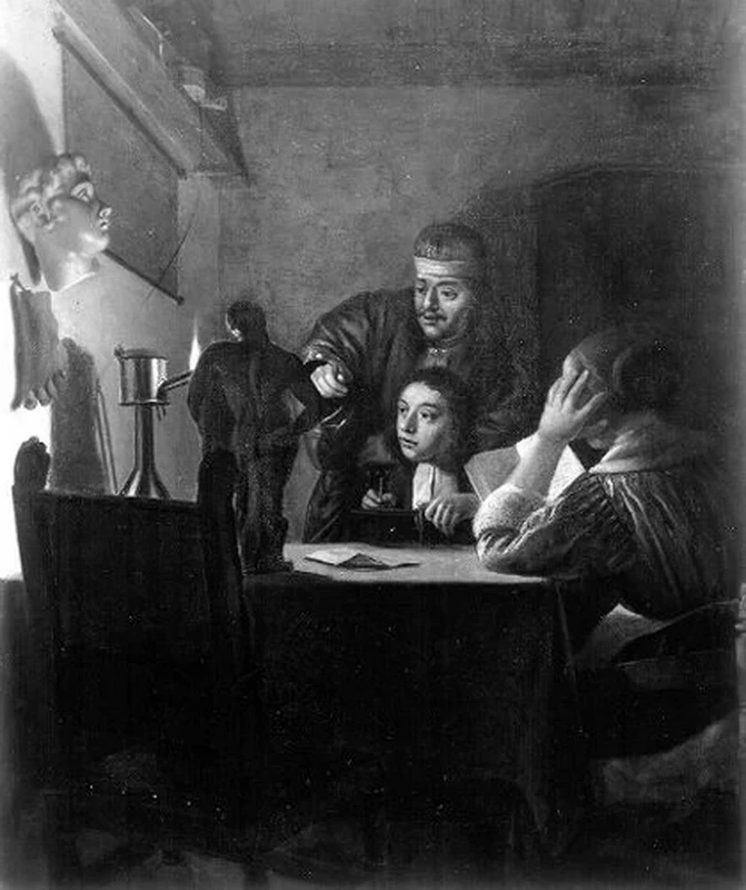 La lezione di disegno - Kunsthandel Leslie Hand